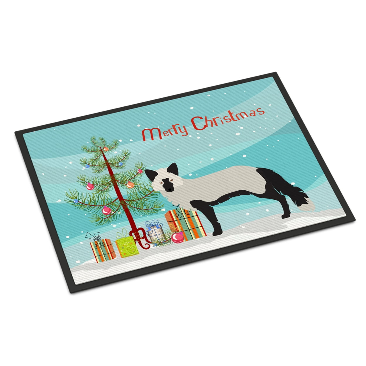 Silver Fox Christmas Indoor or Outdoor Mat - 24 x 36 in.