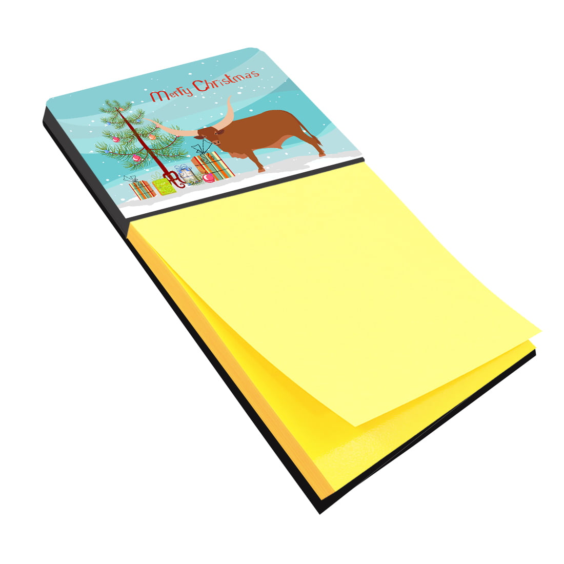 BB9190SN Ankole-Watusu Cow Christmas Sticky Note Holder
