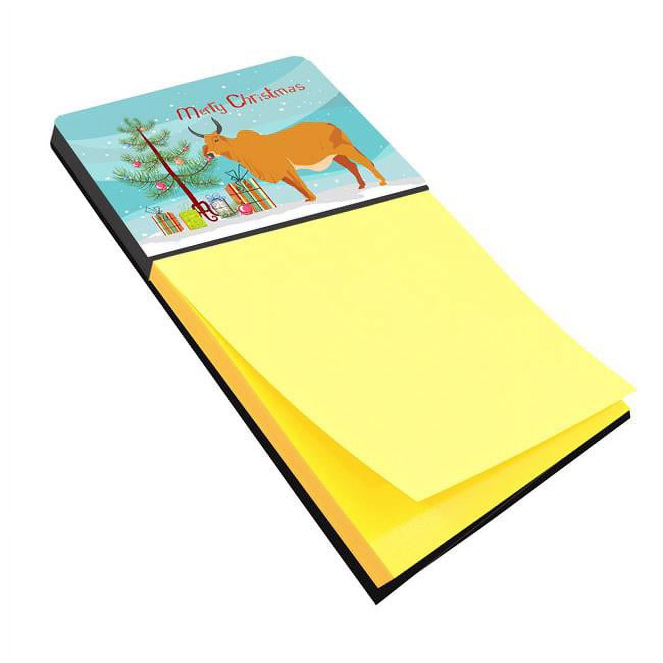 BB9192SN Zebu Indicine Cow Christmas Sticky Note Holder