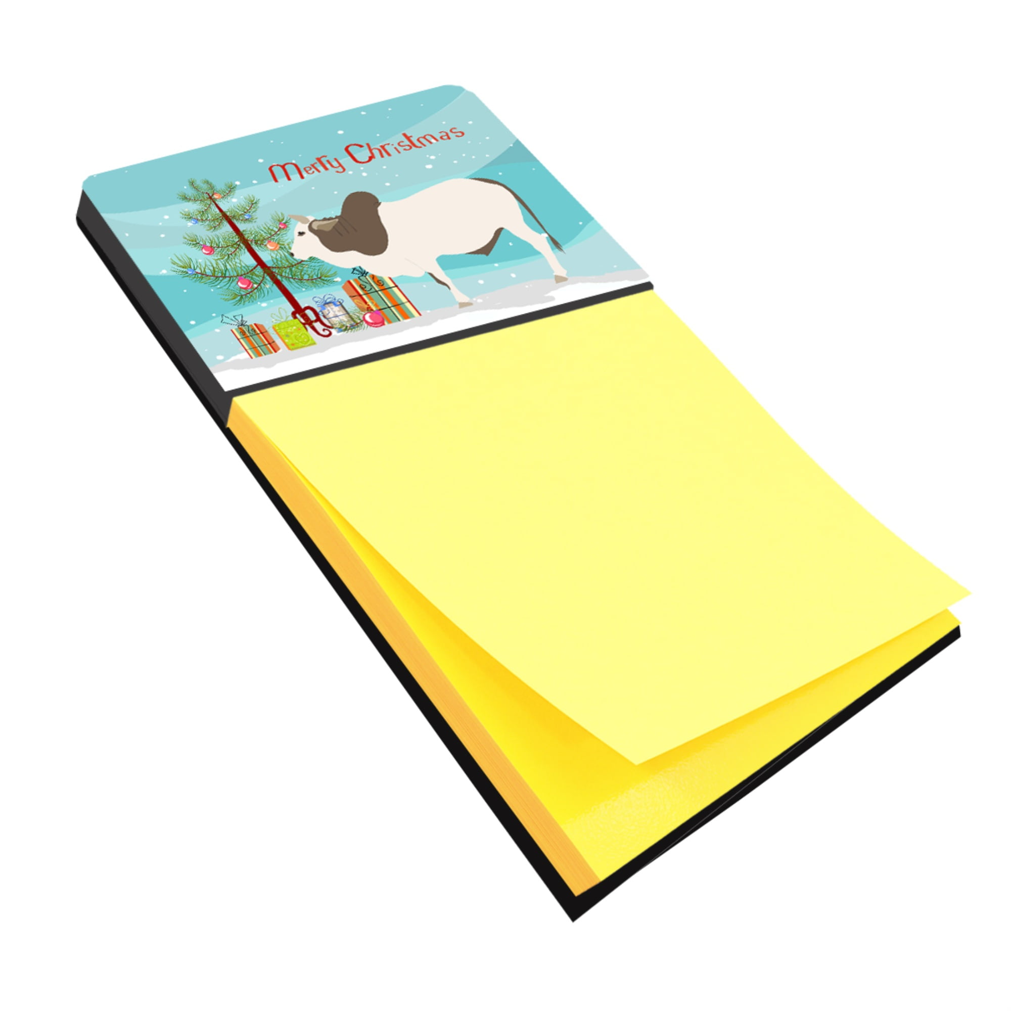 BB9197SN Malvi Cow Christmas Sticky Note Holder