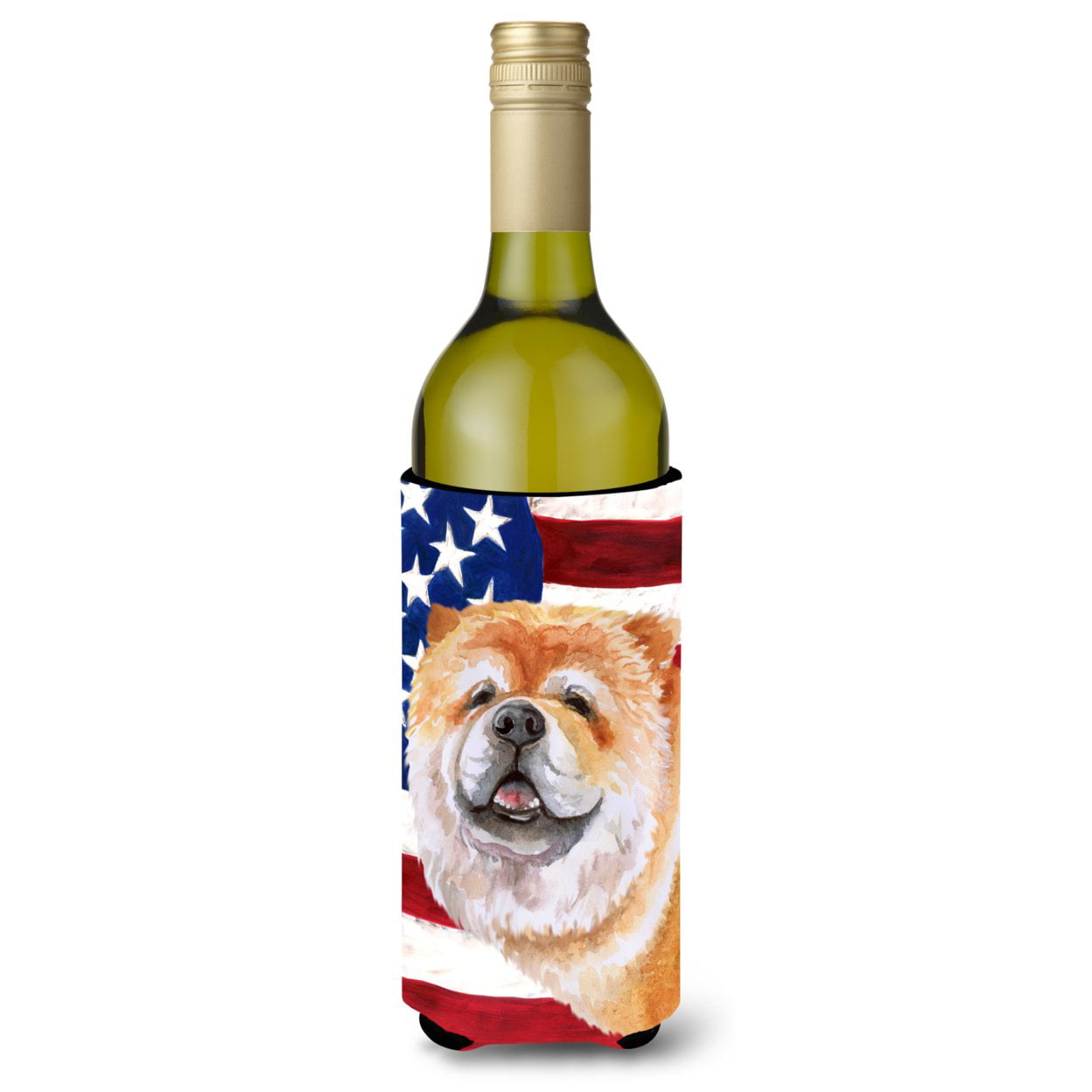 Cane Corso Patriotic Wine Bottle Beverge Insulator Hugger