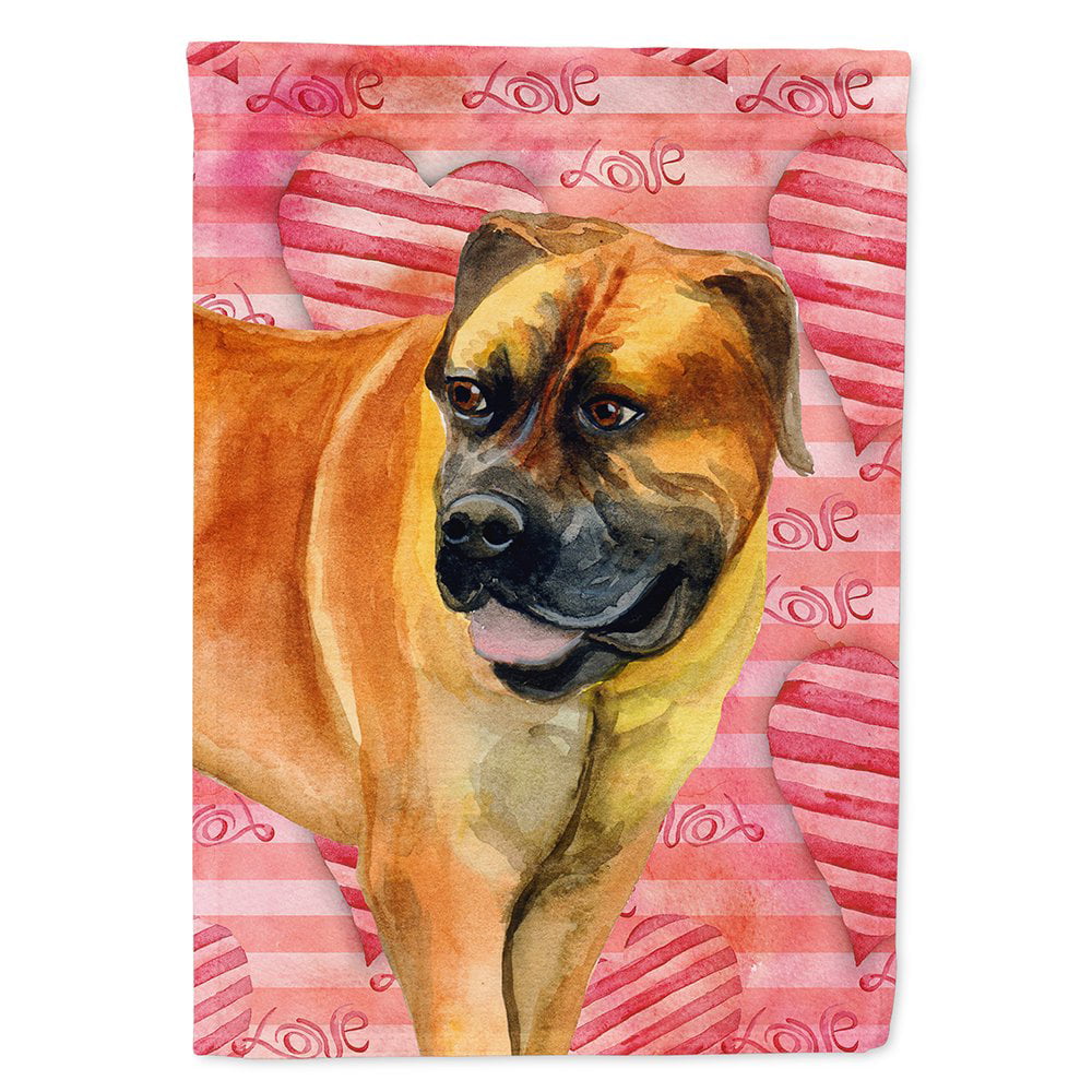 Boerboel Mastiff Love Flag - Canvas House Size