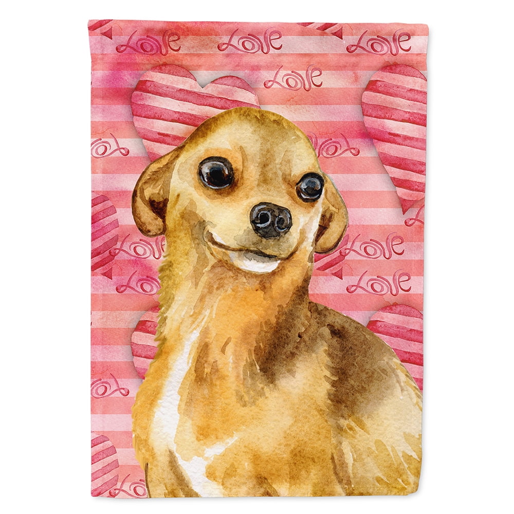 Chihuahua Love Flag - Canvas House Size