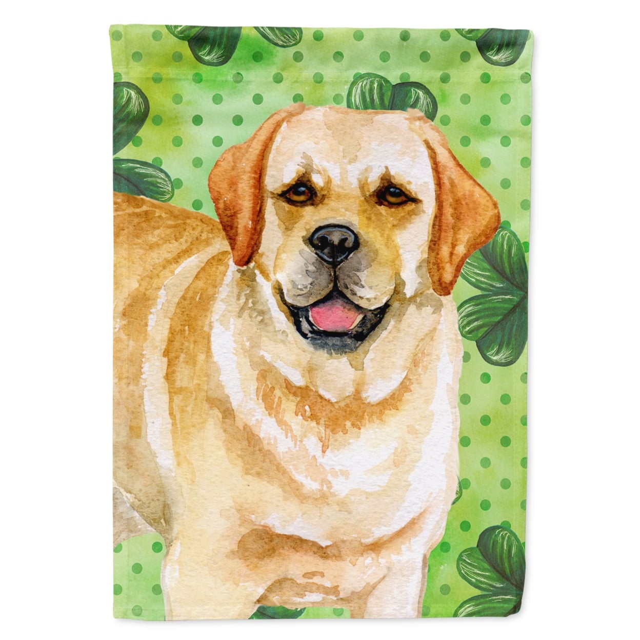 Golden Retriever St.Patricks Flag - Garden Size
