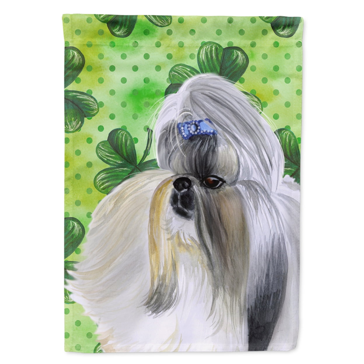 Shih Tzu St.Patricks Flag - Garden Size