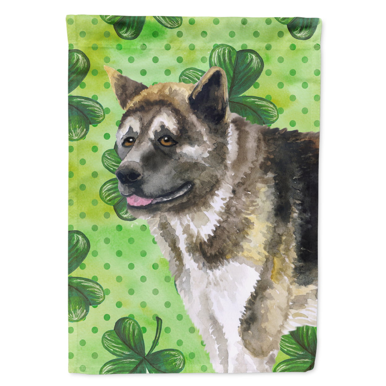 American Akita St.Patricks Flag - Garden Size