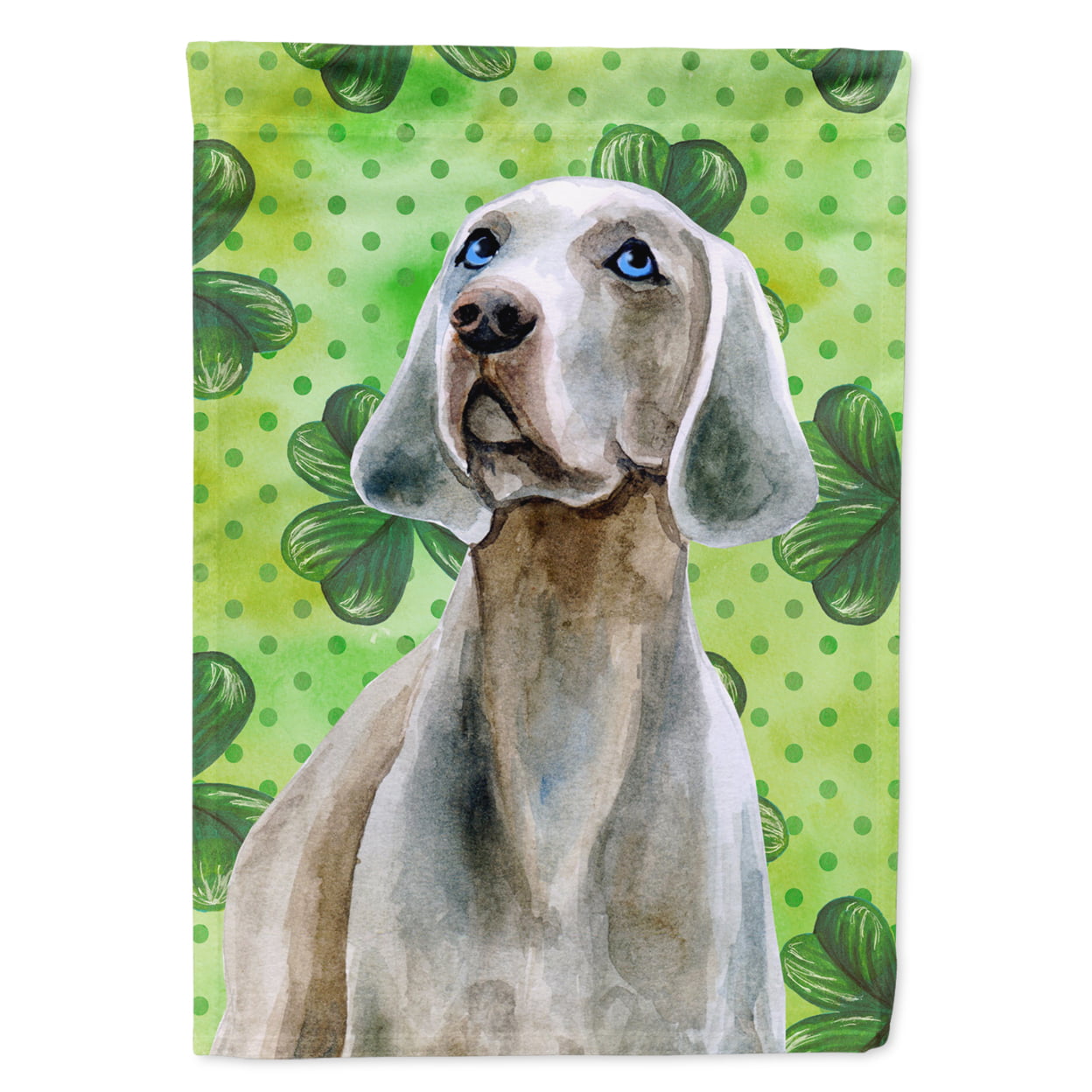 Weimaraner St.Patricks Flag - Garden Size