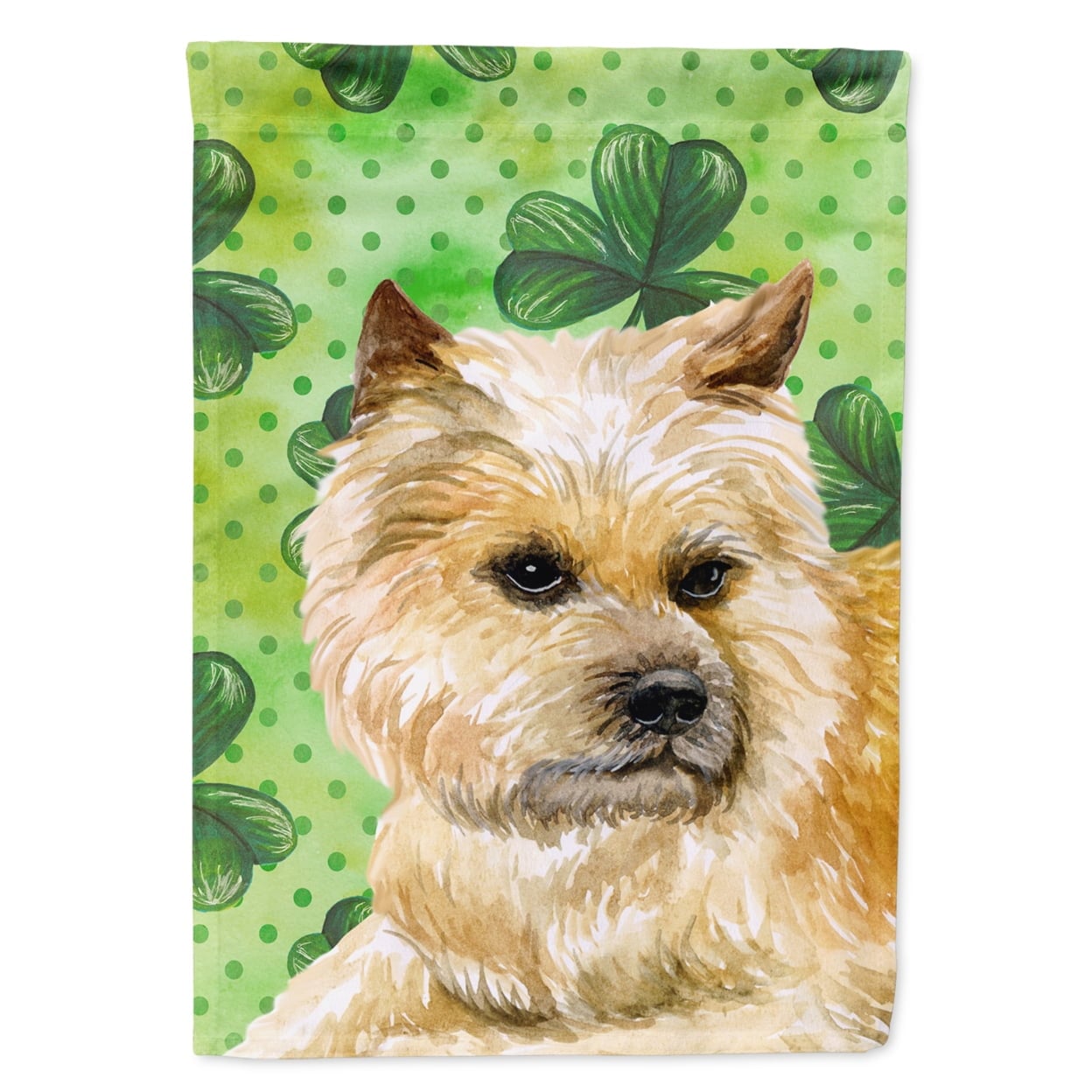 Cairn Terrier St.Patricks Flag - Garden Size