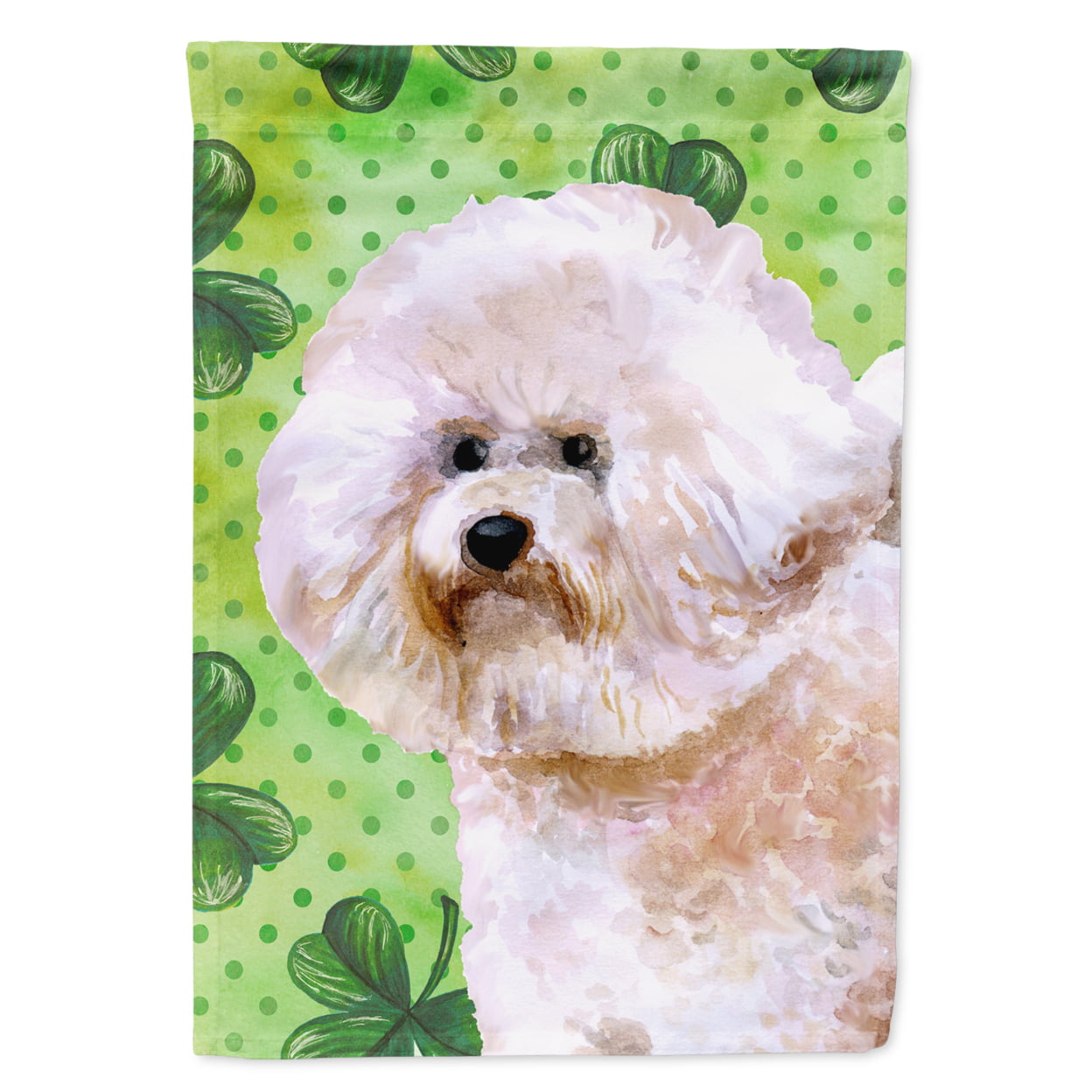 Bichon Frise No.2 St.Patricks Flag - Garden Size