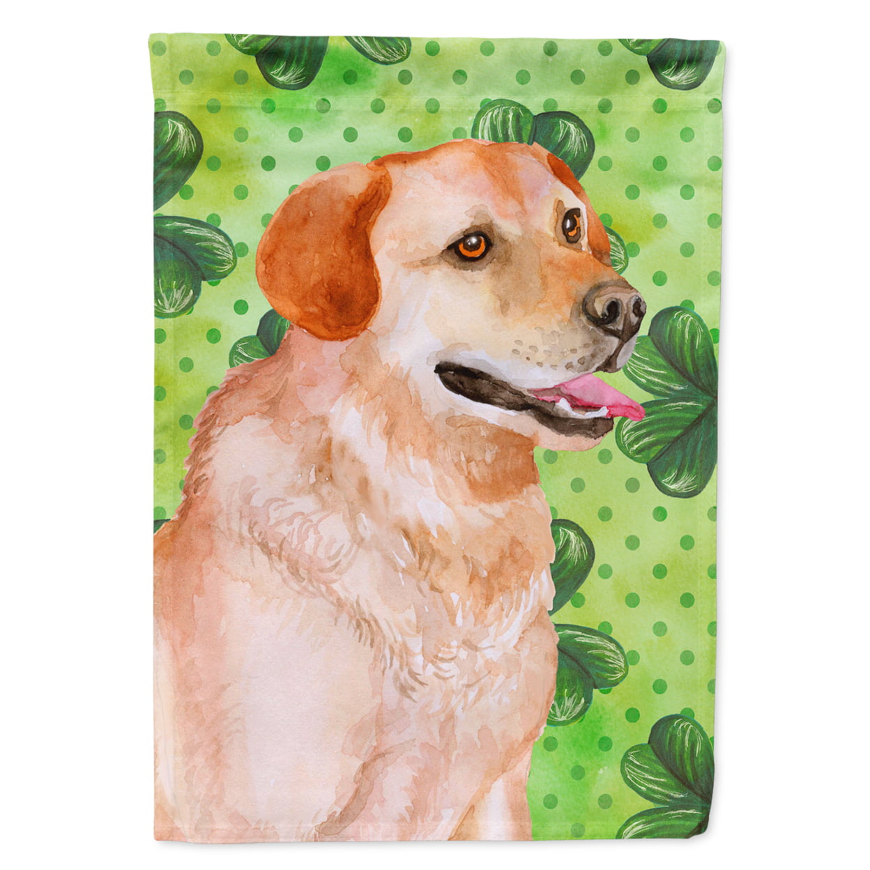 Labrador Retriever St.Patricks Flag - Garden Size