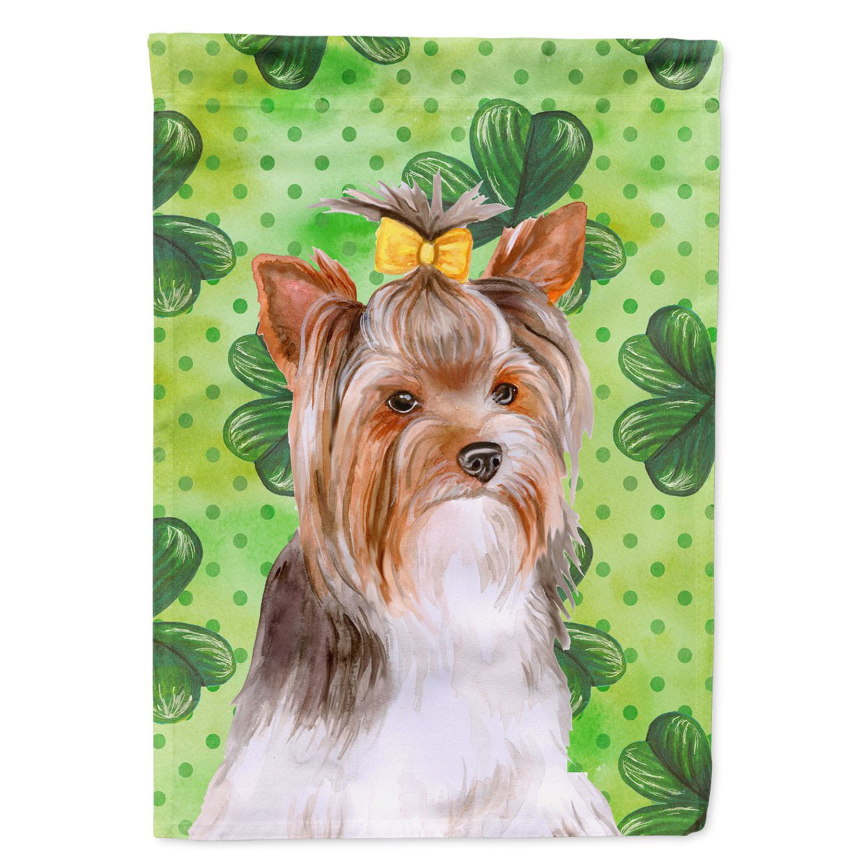 Yorkshire Terrier No.2 St.Patricks Flag - Garden Size