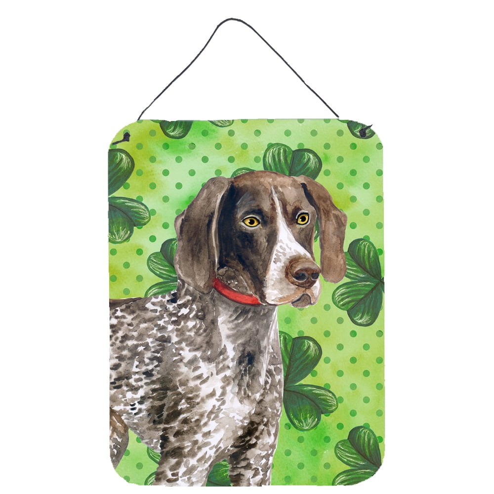 BB9815DS1216 German Shorthaired Pointer St.Patricks Wall or Door Hanging Prints, 12 x 16 in.