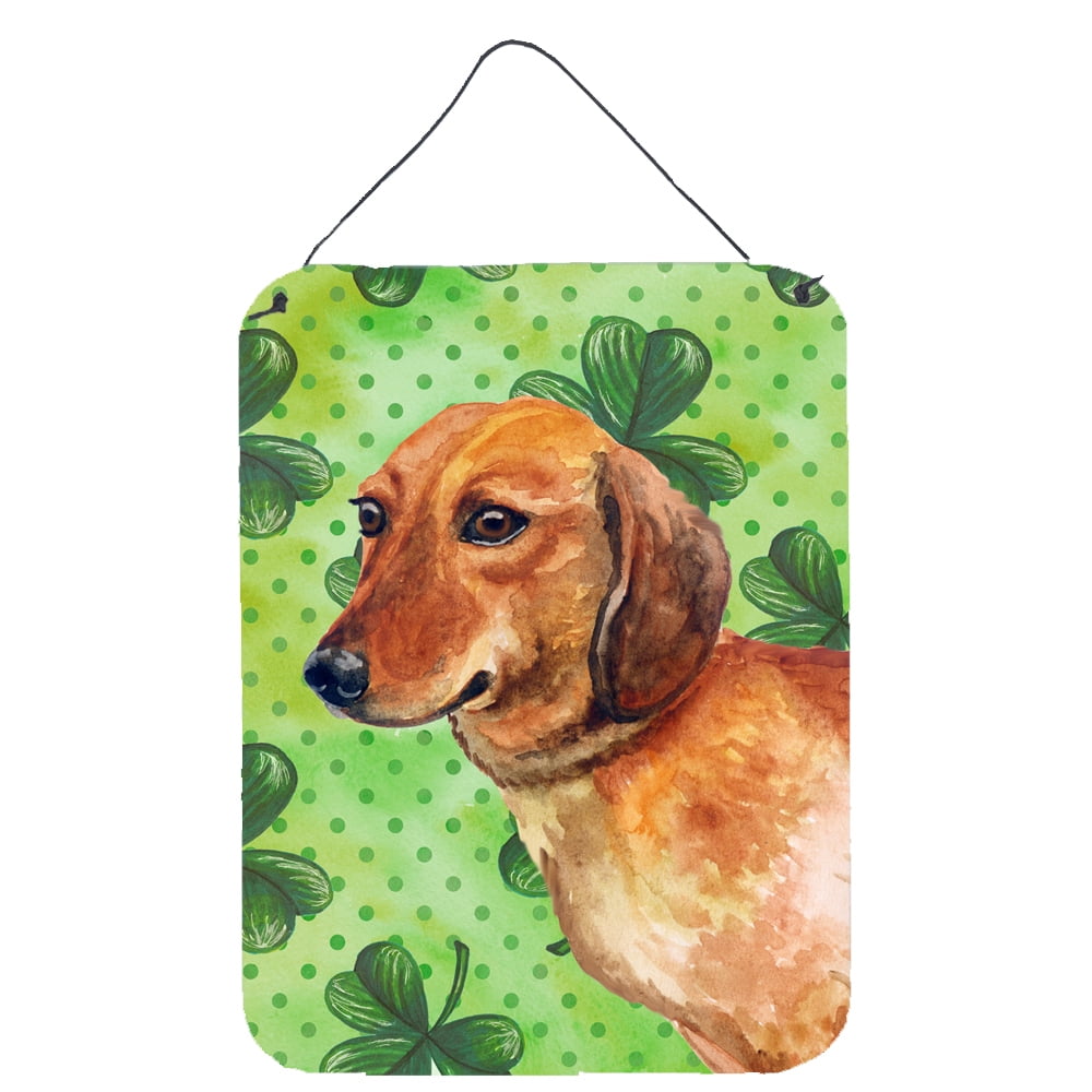 Picture of Carolines Treasures BB9826DS1216 Dachshund St.Patricks Wall or Door Hanging Prints, 12 x 16 in.