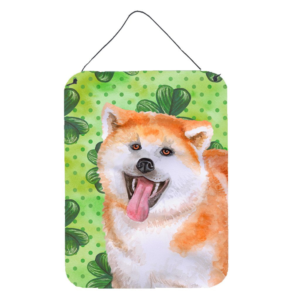 Akita St.Patricks Wall or Door Hanging Prints, 12 x 16 in.