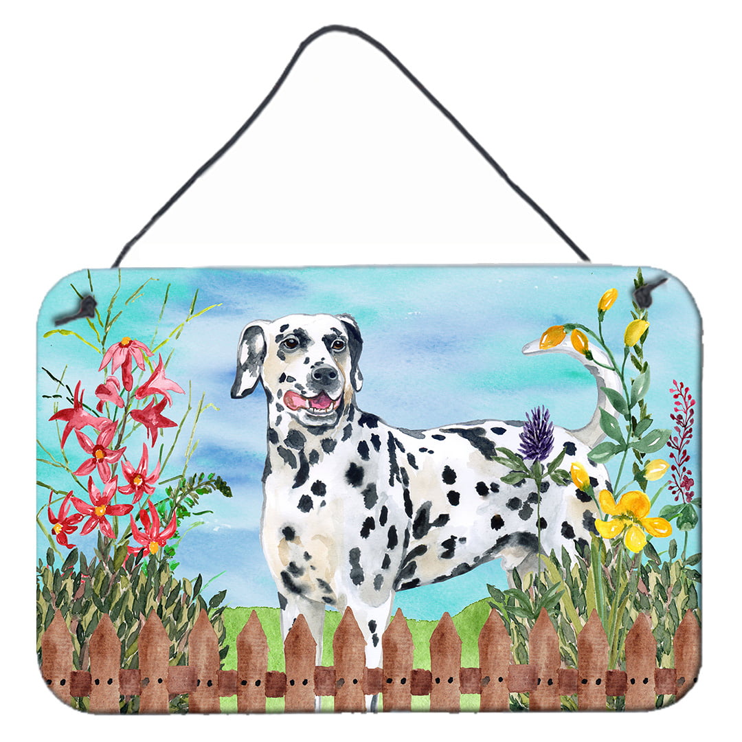 Dalmatian Spring Wall or Door Hanging Prints, 8 x 12 in.