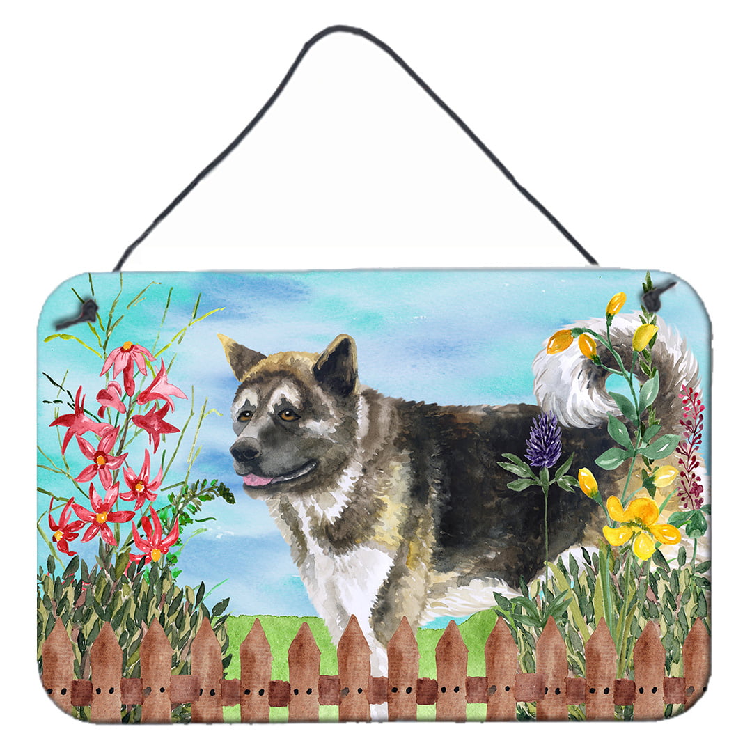 American Akita Spring Wall or Door Hanging Prints, 8 x 12 in.