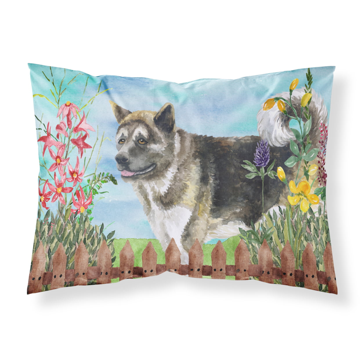 American Akita Spring Fabric Standard Pillowcase
