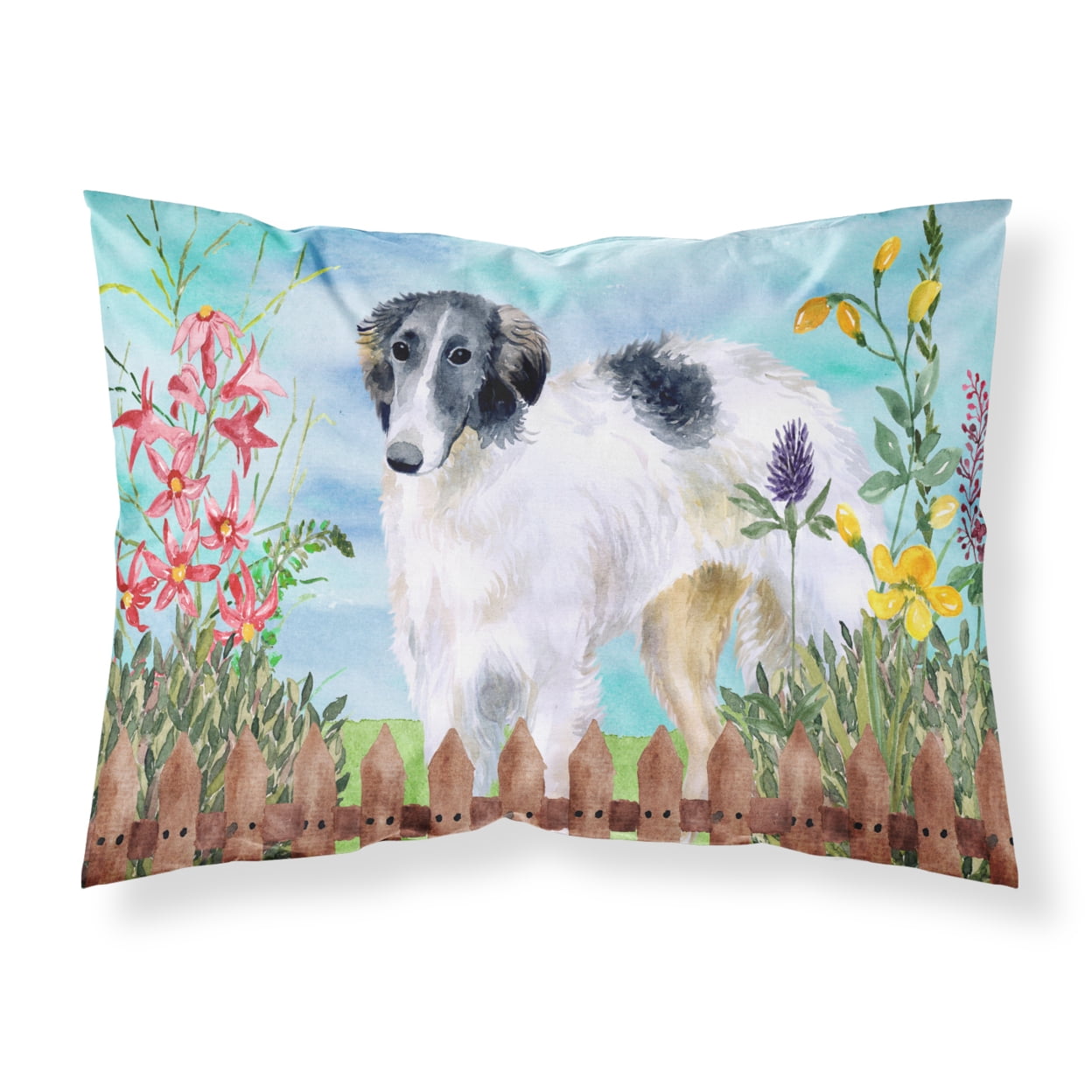 CK1234PILLOWCASE Borzoi Spring Fabric Standard Pillowcase