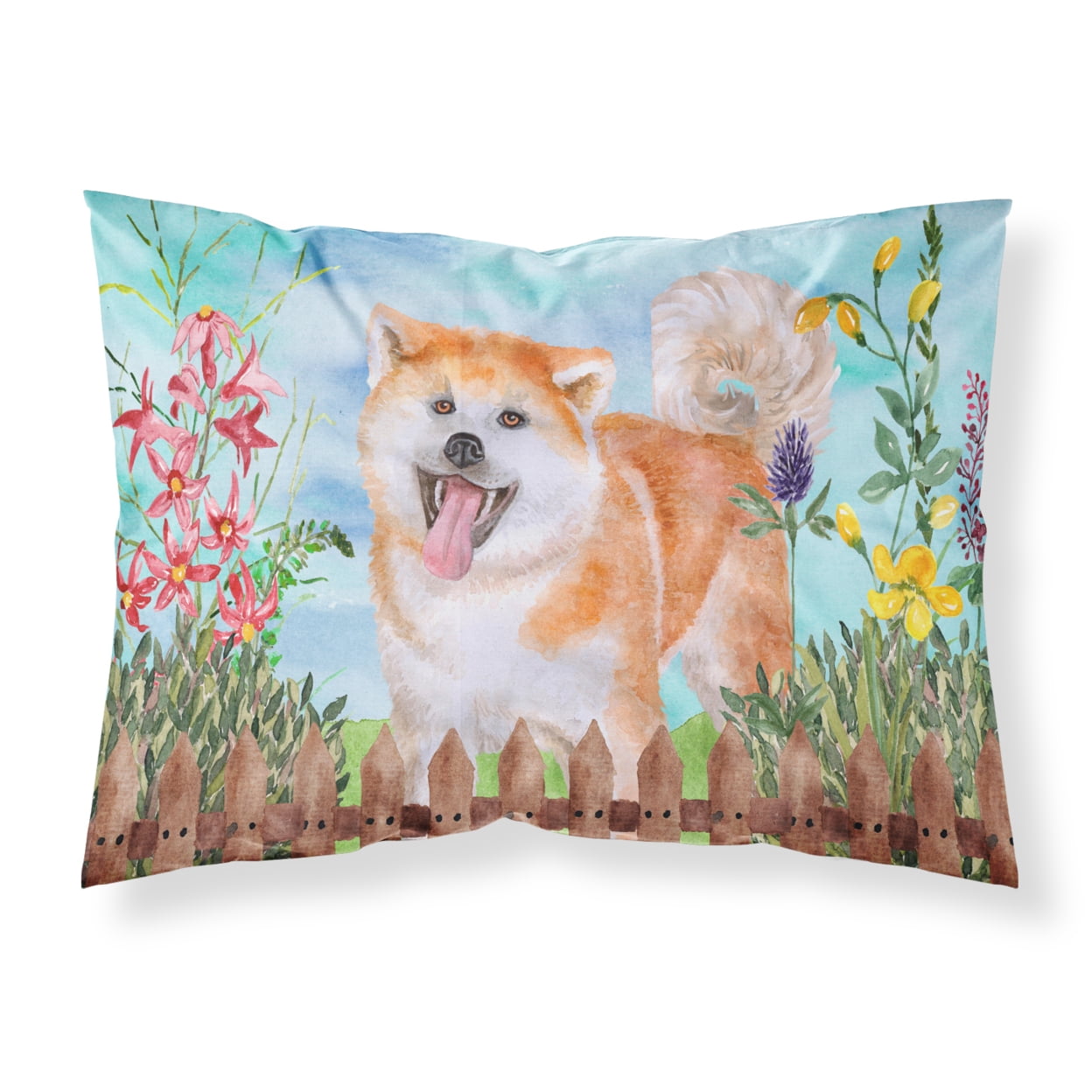 Akita Spring Fabric Standard Pillowcase