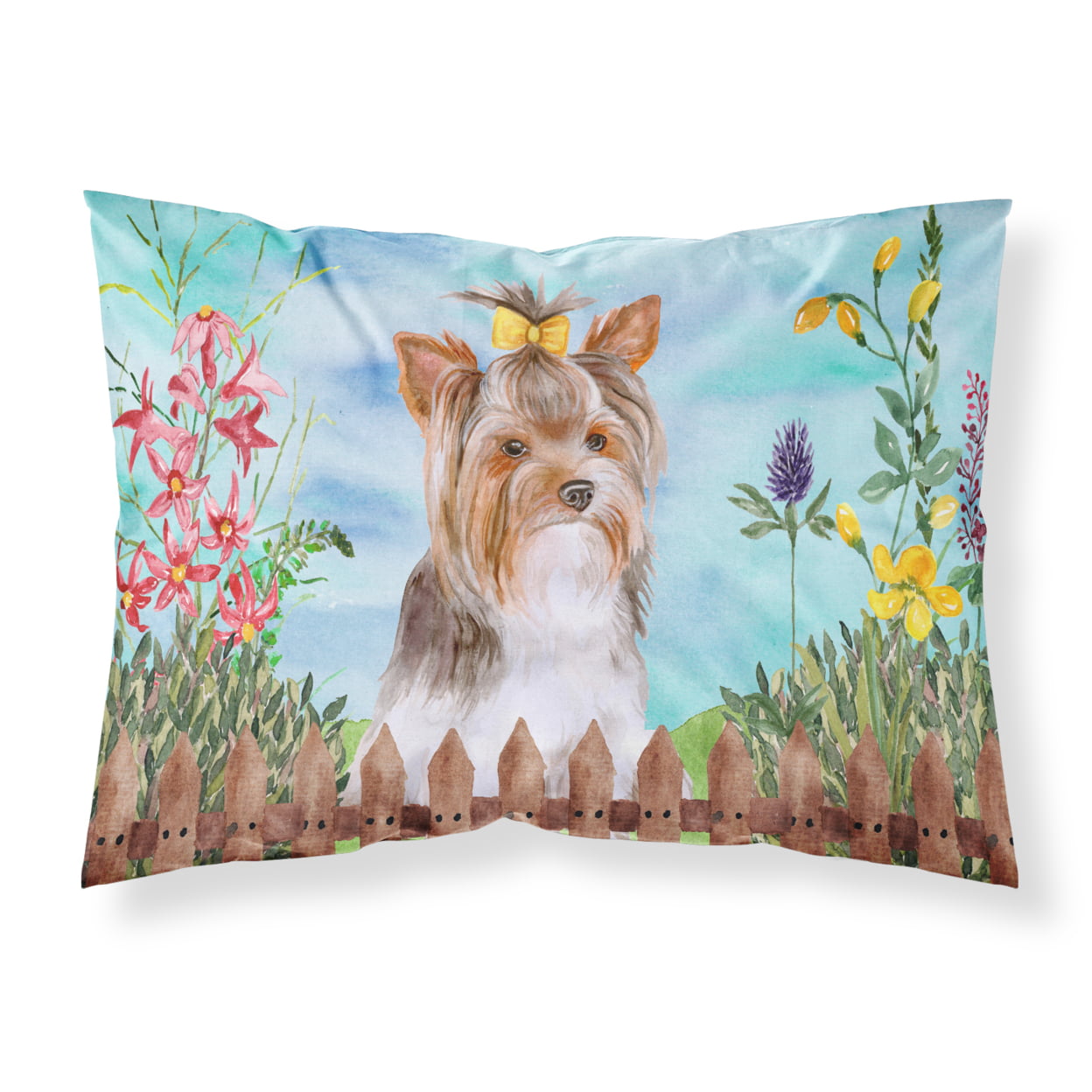 Yorkshire Terrier No.2 Spring Fabric Standard Pillowcase