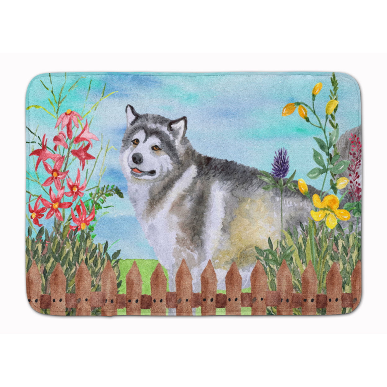 CK1200RUG Alaskan Malamute Spring Machine Washable Memory Foam Mat