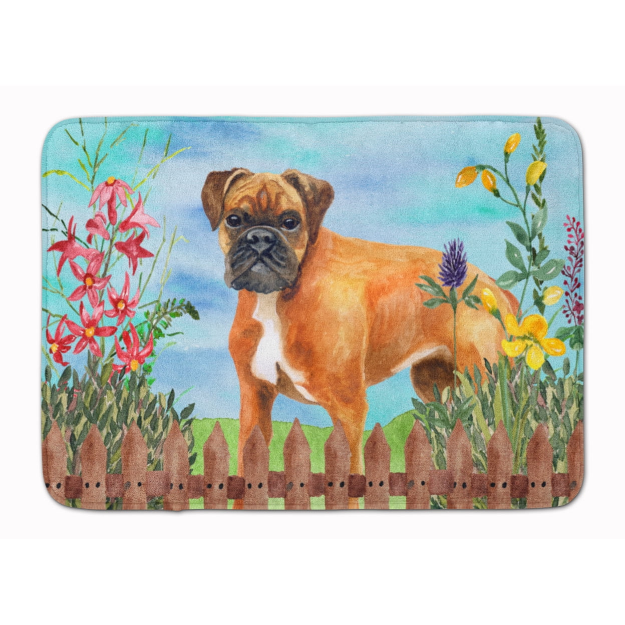 CK1202RUG German Boxer Spring Machine Washable Memory Foam Mat