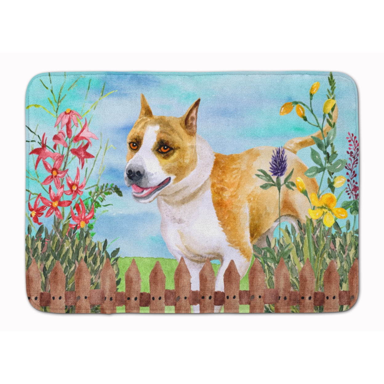 CK1206RUG American Staffordshire Spring Machine Washable Memory Foam Mat