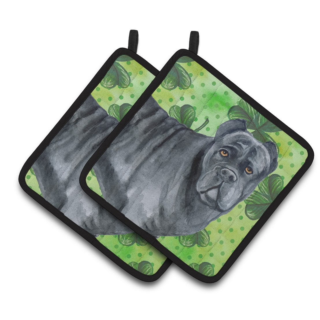 Cane Corso St.Patricks Pair of Pot Holders