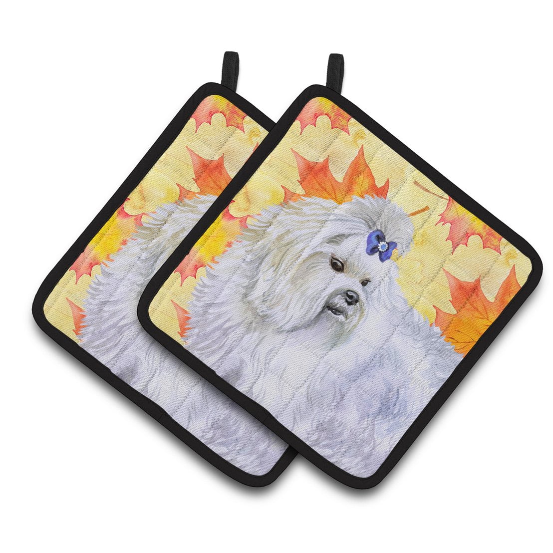 Maltese Fall Pair of Pot Holders