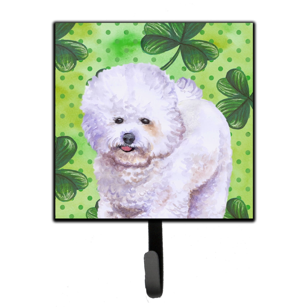 Bichon Frise St.Patricks Leash or Key Holder