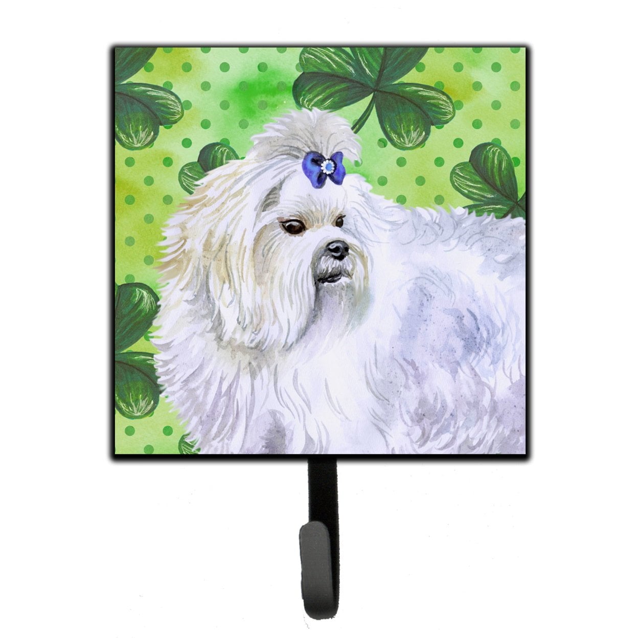 Maltese St.Patricks Leash or Key Holder