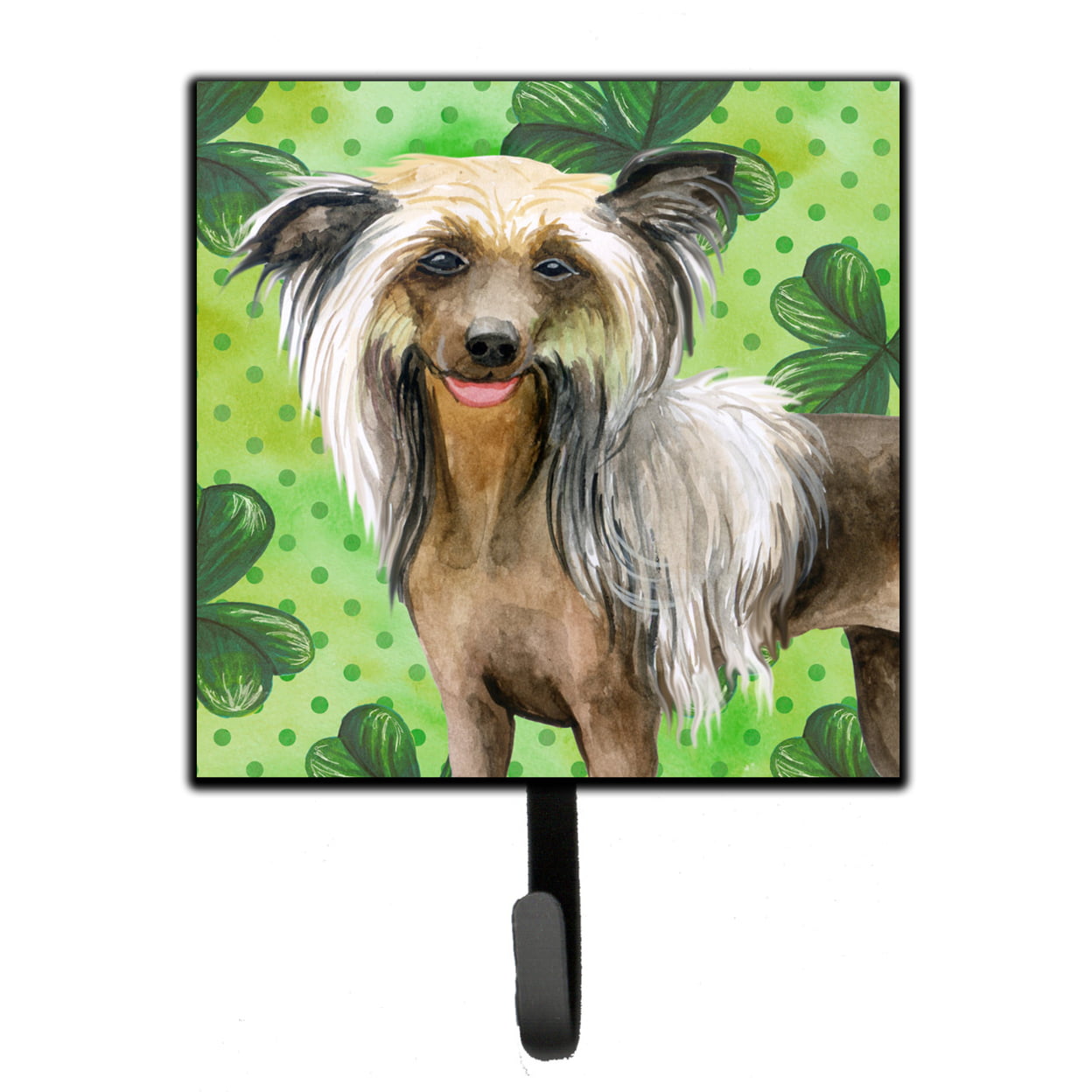 Chinese Crested St.Patricks Leash or Key Holder