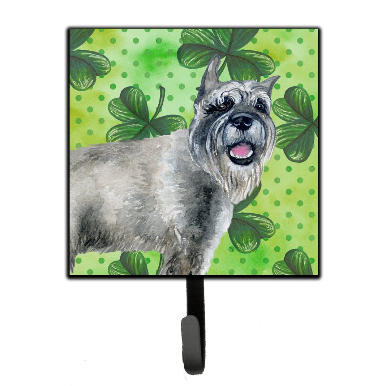 Schnauzer St.Patricks Leash or Key Holder