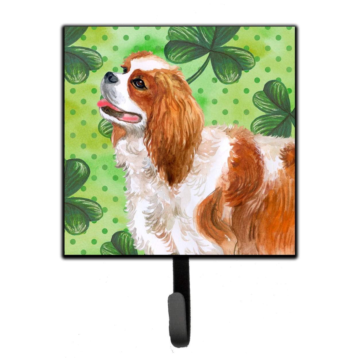 Picture of Carolines Treasures BB9837SH4 Cavalier Spaniel St.Patricks Leash or Key Holder