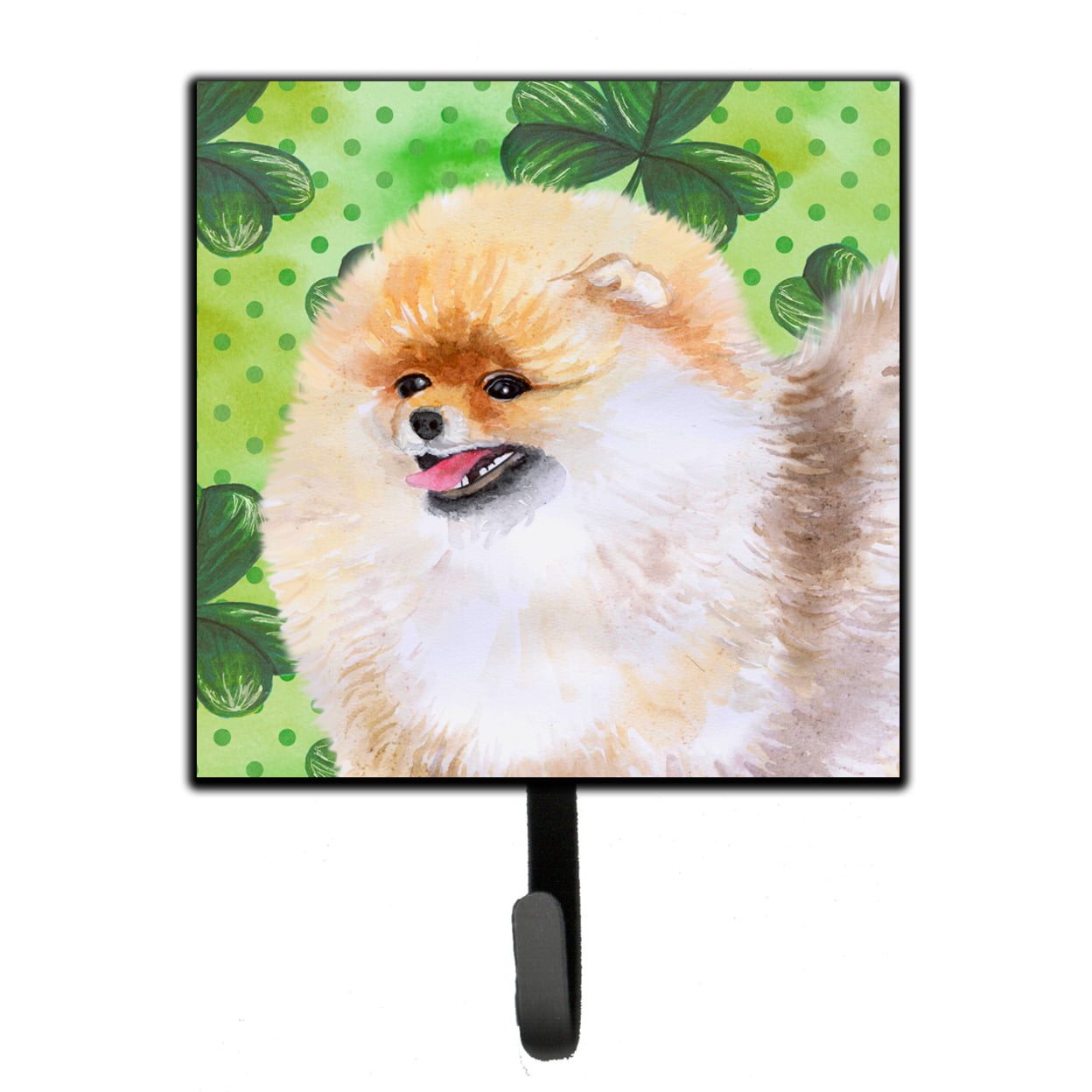 Pomeranian St Patricks Leash or Key Holder