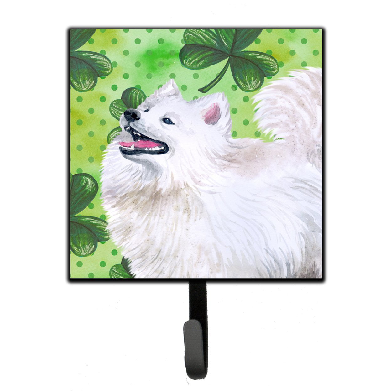 BB9865SH4 Samoyed St Patricks Leash or Key Holder