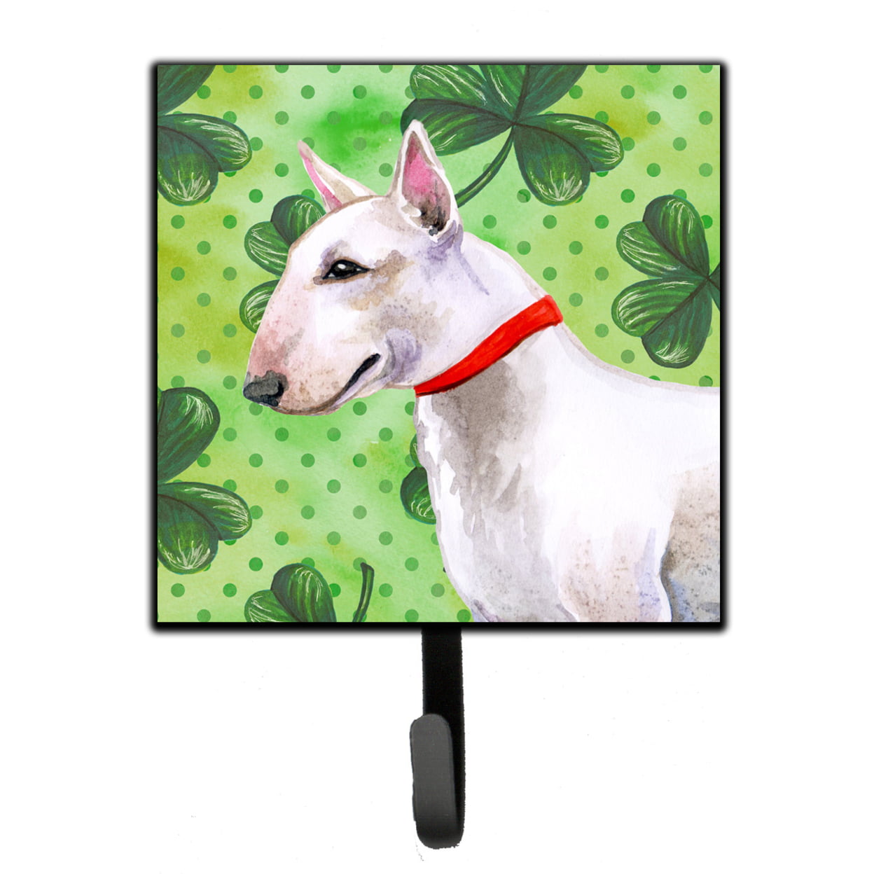 Bull Terrier St Patricks Leash or Key Holder
