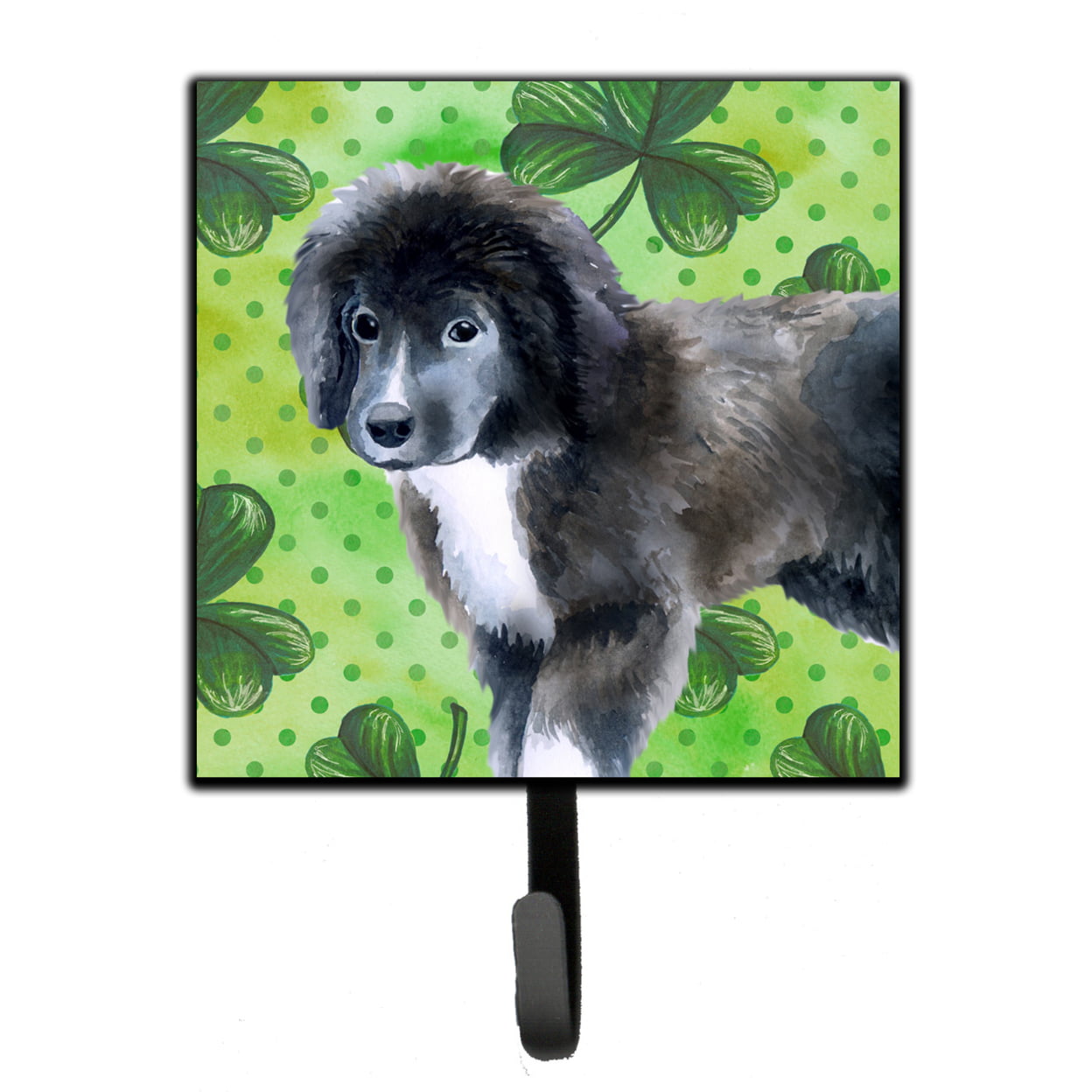 Newfoundland Puppy St Patricks Leash or Key Holder