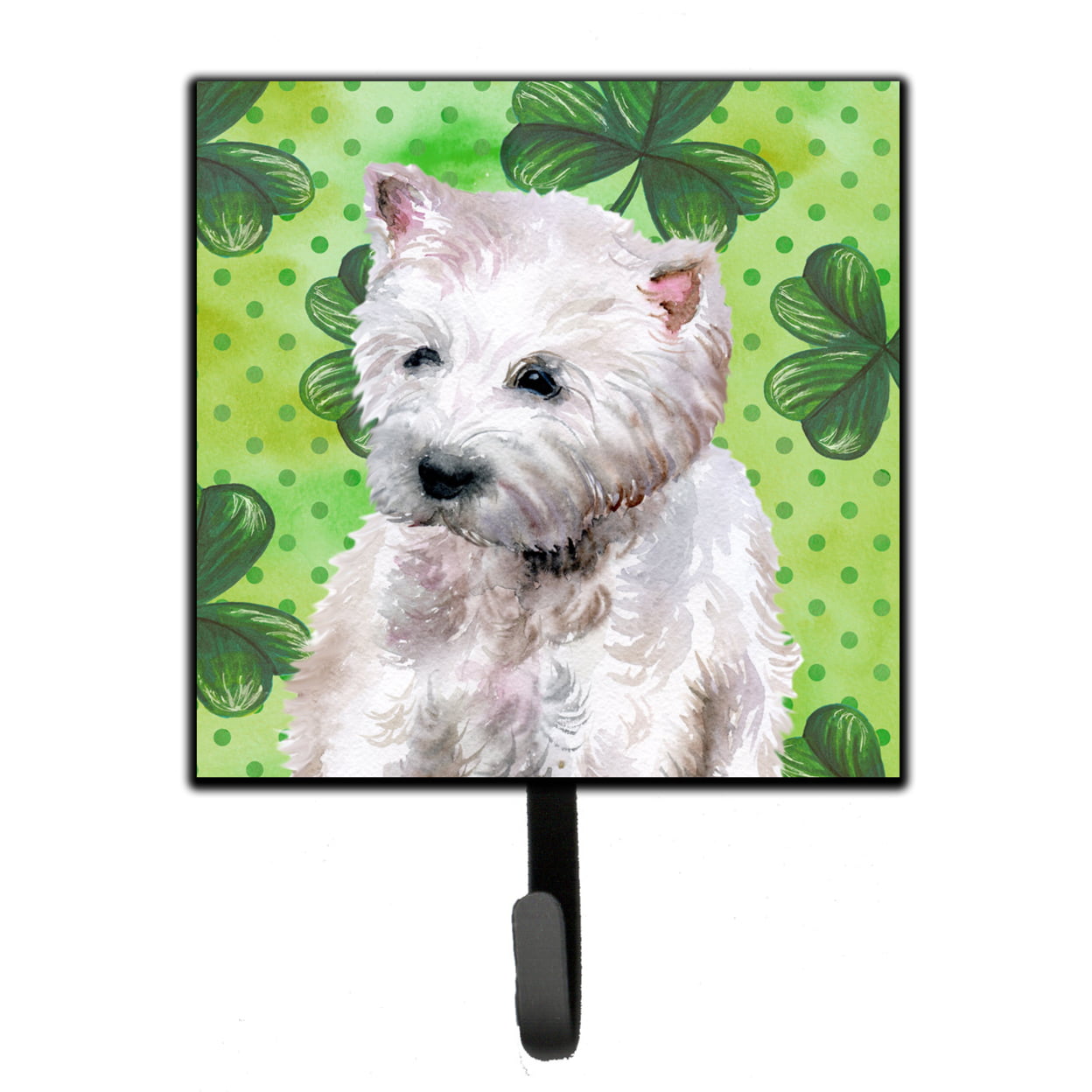 Westie St Patricks Leash or Key Holder