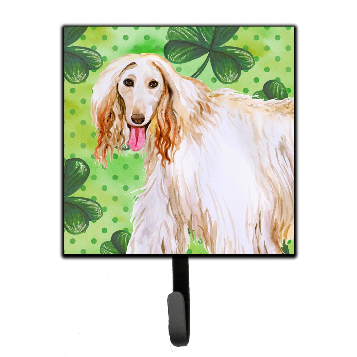 Afghan Hound St Patricks Leash or Key Holder