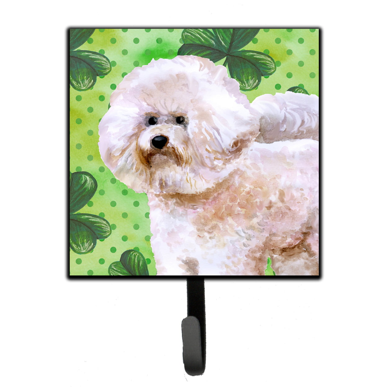 Bichon Frise No. 2 St Patricks Leash or Key Holder