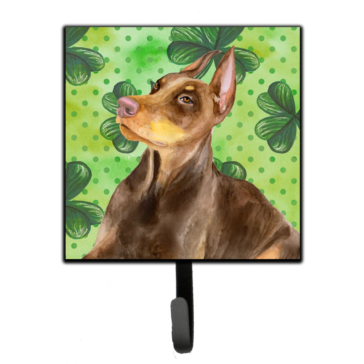 Doberman Pinscher St Patricks Leash or Key Holder