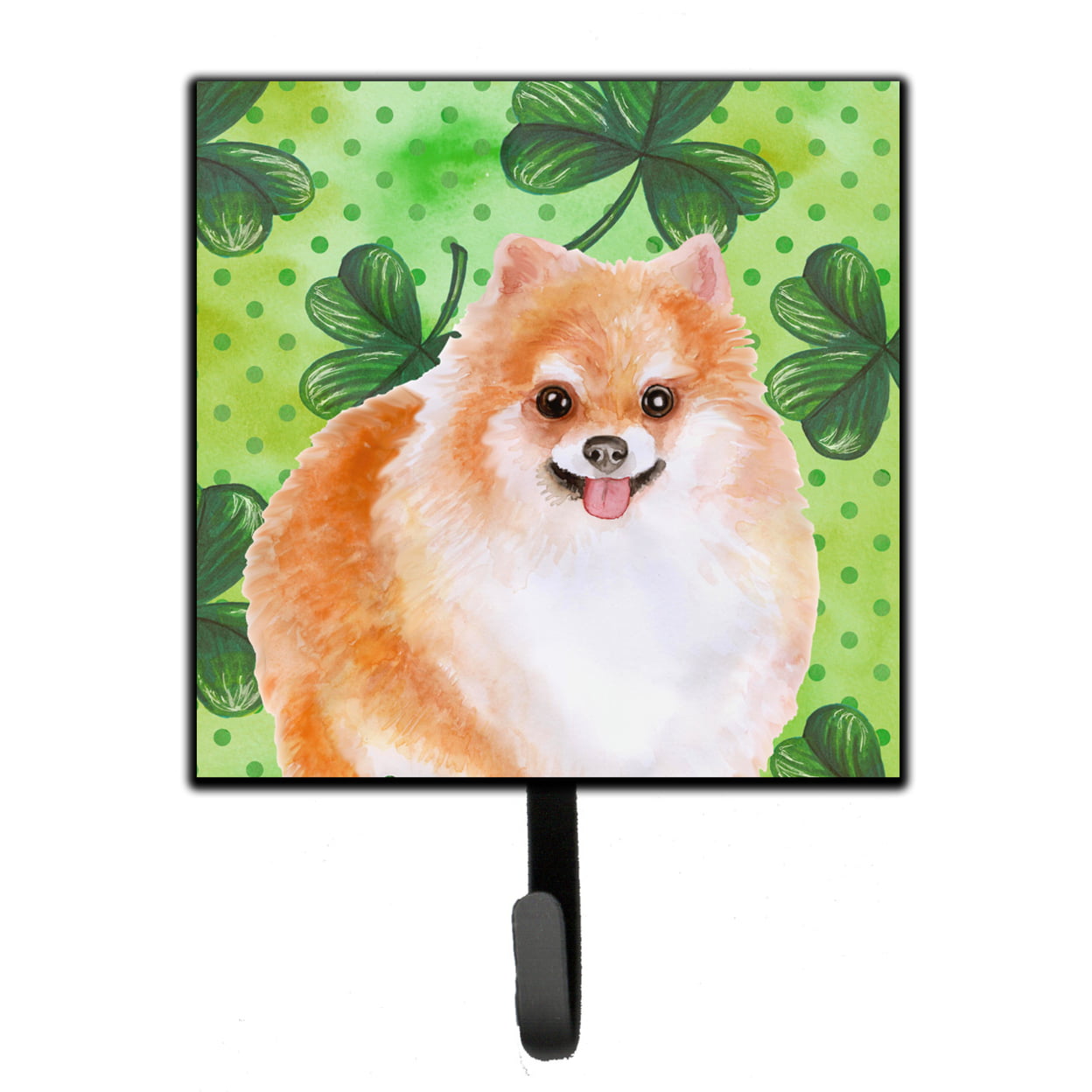 Pomeranian No. 2 St Patricks Leash or Key Holder