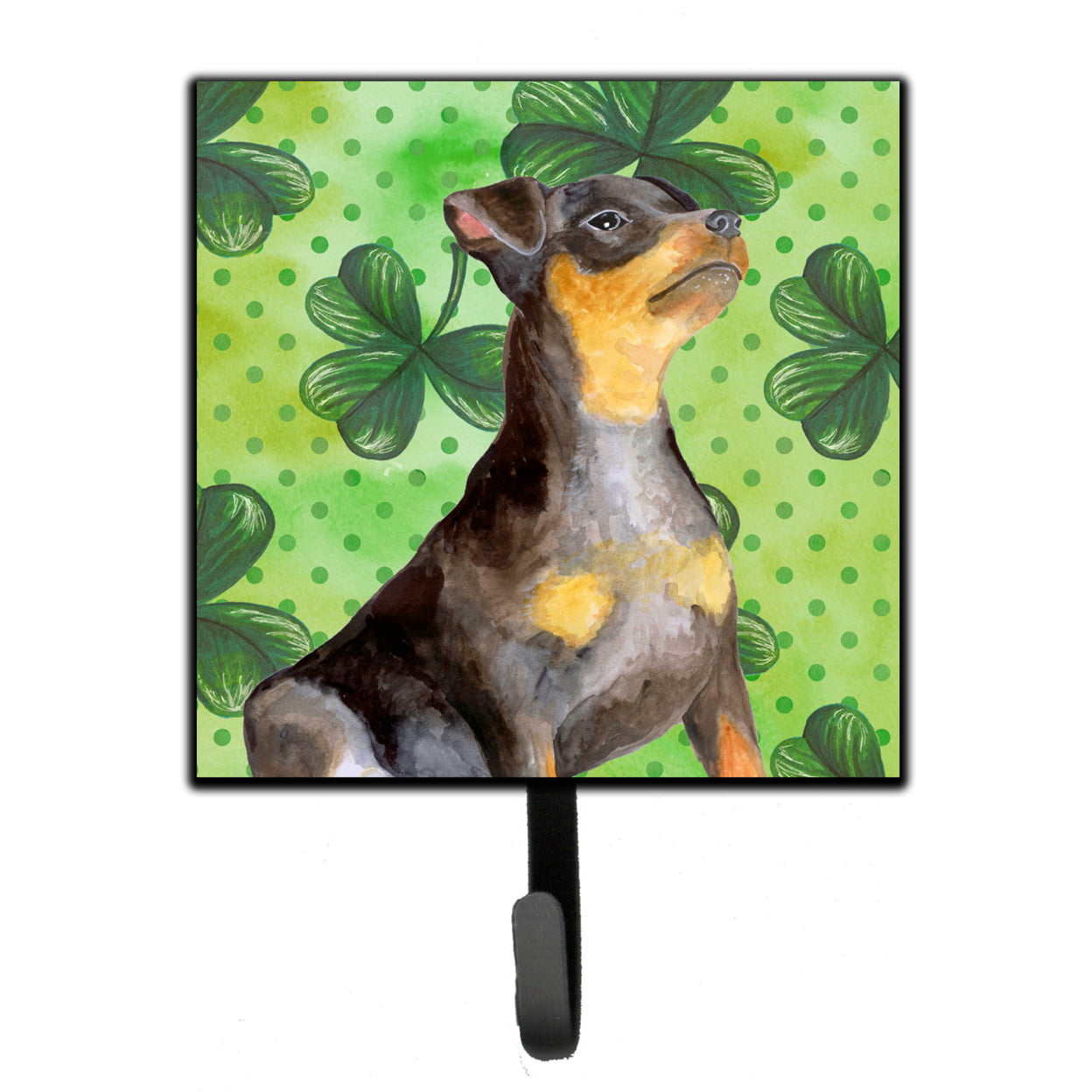 Miniature Pinscher No. 2 St Patricks Leash or Key Holder