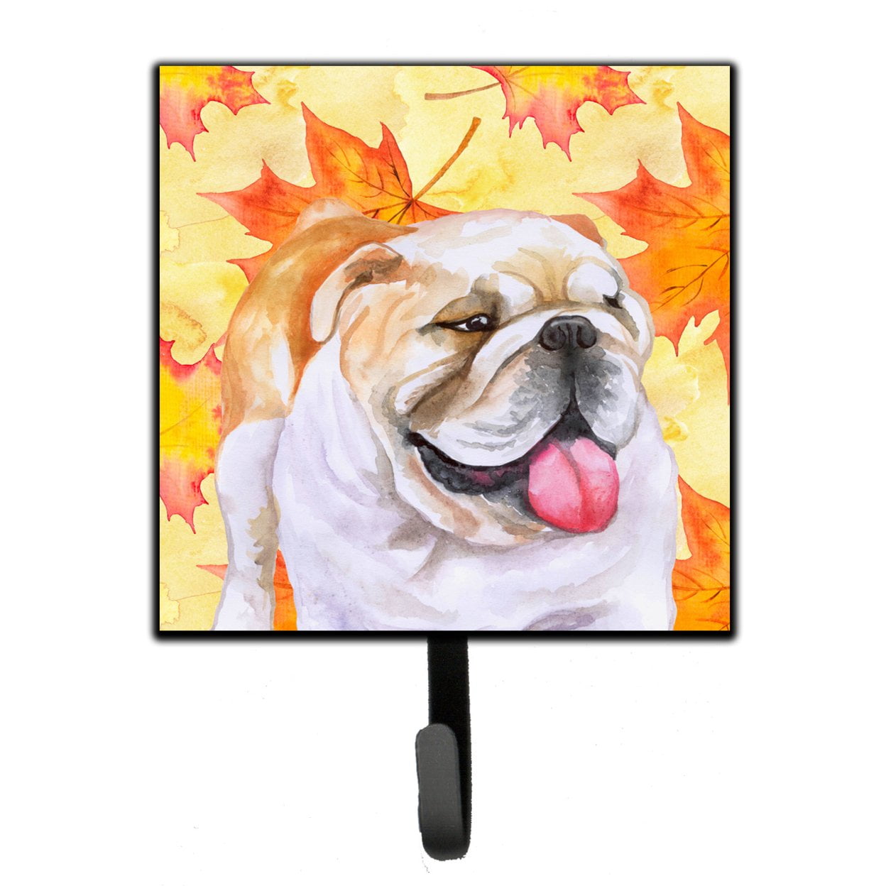 English Bulldog Fall Leash or Key Holder