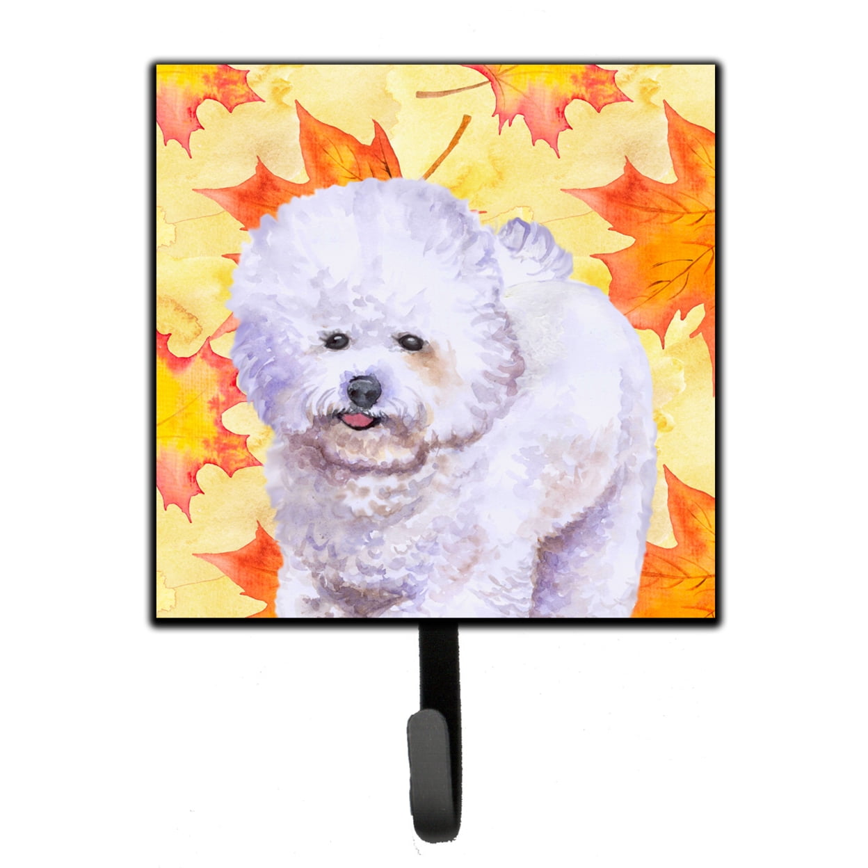 Bichon Frise Fall Leash or Key Holder