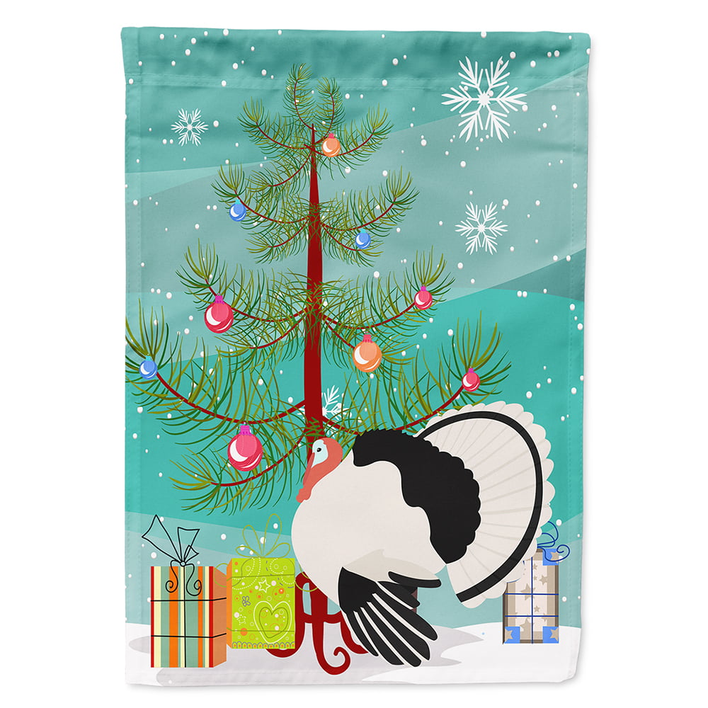 Royal Palm Turkey Christmas Flag Canvas - House Size