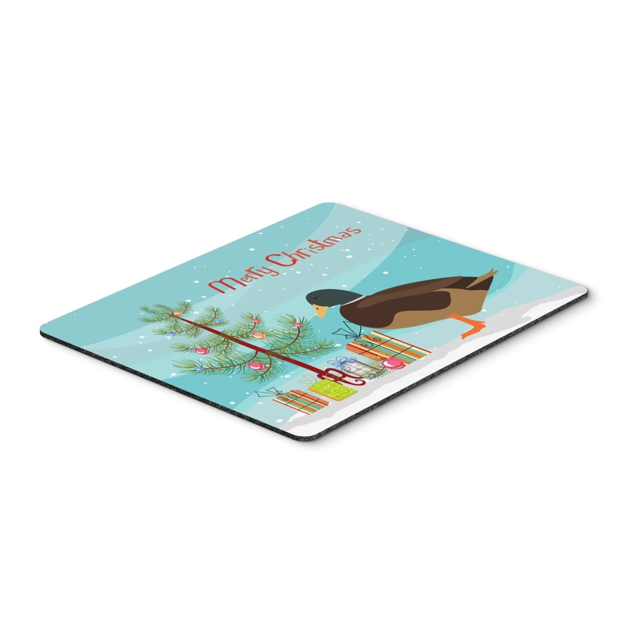 BB9234MP Silver Bantam Duck Christmas Mouse Pad, Hot Pad or Trivet
