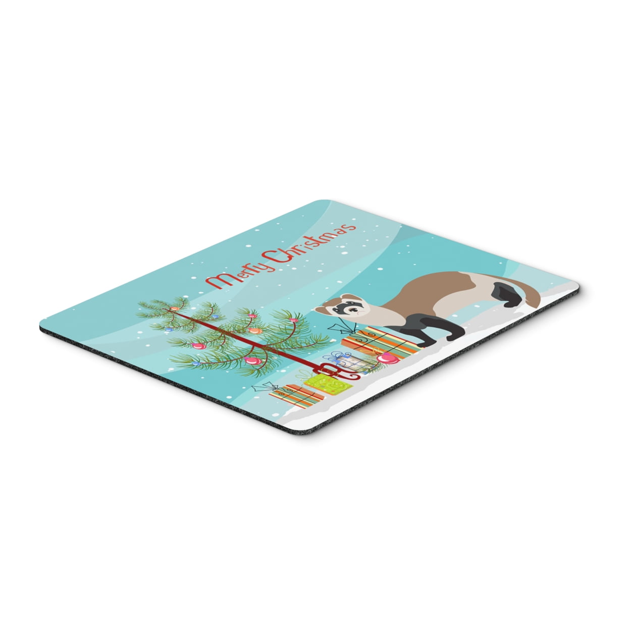 BB9245MP Ferret Christmas Mouse Pad, Hot Pad or Trivet