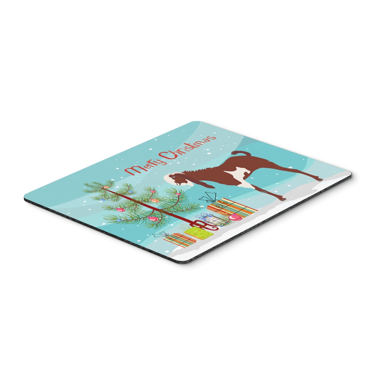 BB9257MP Jamnapari Goat Christmas Mouse Pad, Hot Pad or Trivet